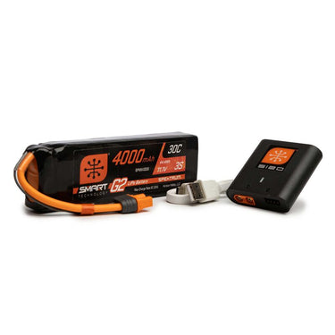 Spektrum SPMXPSA300 Smart G2 Air Powerstage Bundle with 4000mah 3S LiPo and USB Charger